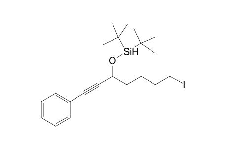 Di-tert-butyl-[1-(4-iodobutyl)-3-phenylprop-2-ynyloxy]silane