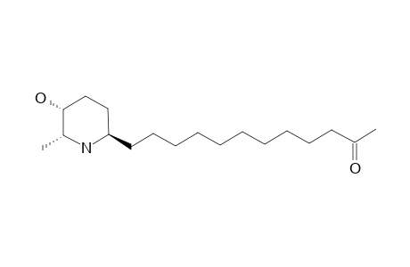 ISO-6-CASSINE;2-DODECANONE,12-[(2S,3R,6S)-3-HYDROXY-2-METHYL-2-PIPERIDINYL]