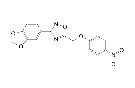 1,2,4-Oxadiazole, 3-(1,3-benzodioxol-5-yl)-5-[(4-nitrophenoxy)methyl]-