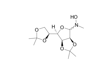 N-Methyl-N-hydroxy-2,3 ; 5,6-bis[O-(1'-methylethylidene)]-.alpha.-D-mannofuranosyl-amine