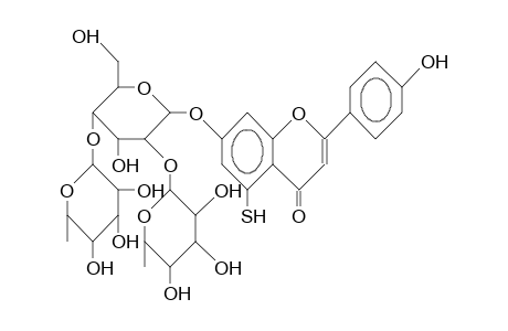 Apigenin 7-O-[2,4-di-O-(A-L-rhamnopyranosyl)]-B-D-glucopyranoside
