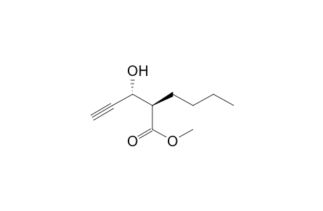 (2R)-2-[(1R)-1-hydroxyprop-2-ynyl]hexanoic acid methyl ester