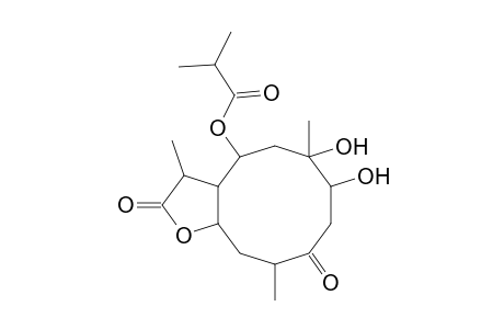 Propanoic acid, 2-methyl-, dodecahydro-6,7-dihydroxy-3,6,10-trimethyl-2,9-dioxocyclodeca[b]furan -4-yl ester