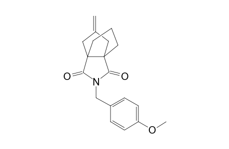 N-(p-methoxybenzyl)-7-methylene-3-azatricyclo[3.3.3.0(1,5)]undeca-2,4-dione