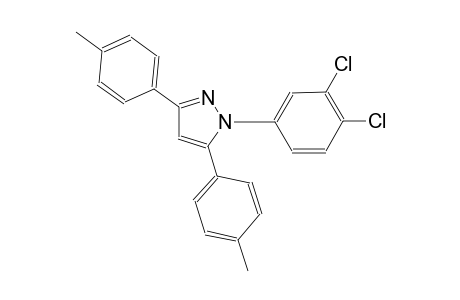 1-(3,4-dichlorophenyl)-3,5-bis(4-methylphenyl)-1H-pyrazole