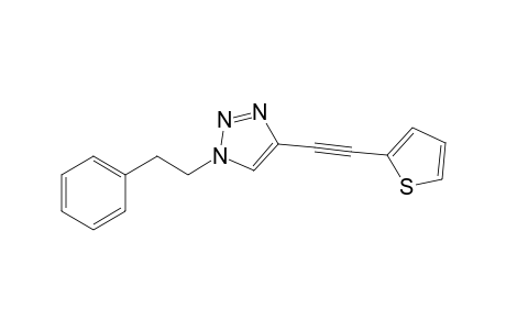 4-[(Thiophen-2-yl)ethynyl]-1-(2-phenylethyl)-1H-1,2,3-triazole