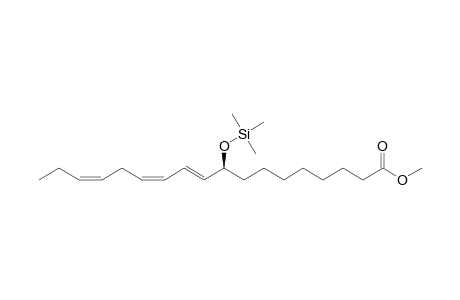 (9S,10E,12Z,15Z)-Hydroxyoctadeca-10,12,15-trienoic acid methyl ester trimethylsilyl dev.