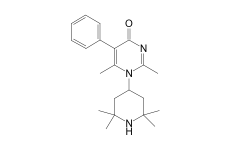 1H-Pyrimidin-4-one, 2,6-dimethyl-5-phenyl-1-(2,2,6,6-tetramethylpiperidin-4-yl)-
