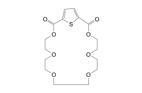 3,6,9,12,15,18-hexaoxa-23-thiabicyclo[18,2,1]tricosa-1(22),20-diene-2,19-dione