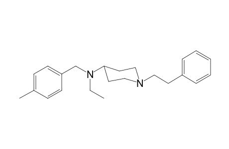 N-Ethyl-N-(4-methylbenzyl)-1-(2-phenylethyl)piperidin-4-amine