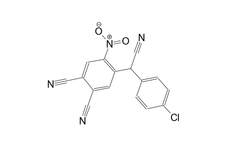 4-[(4-Chlorophenyl)cyanomethyl]-5-nitrophthalonitrile