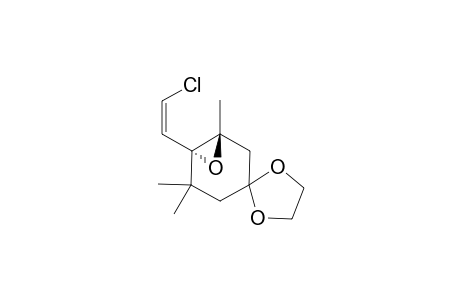 (1'S,2'R,Z)-1-chloro-2-[1',2'-epoxy-4',4'-(ethylenedioxy)-2',6',6'-trimethylcyclohexyl[ethene