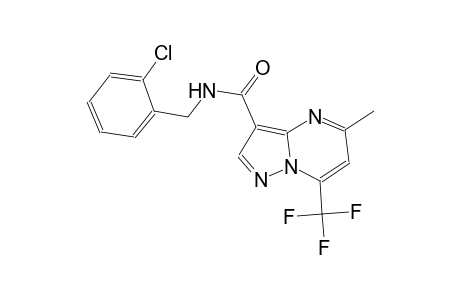 N-(2-chlorobenzyl)-5-methyl-7-(trifluoromethyl)pyrazolo[1,5-a]pyrimidine-3-carboxamide
