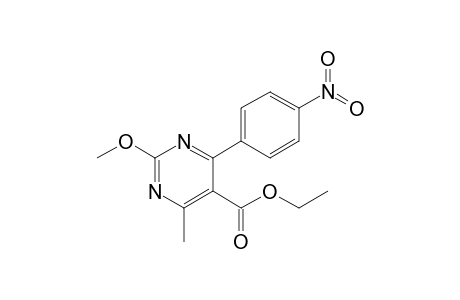 Ethyl 2-methoxy-6-methyl-4-(4-nitrophenyl)-pyrimidine-5-carboxylate