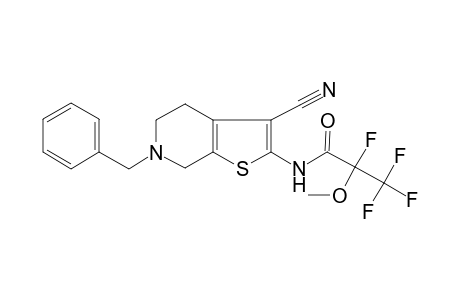 N-(6-Benzyl-3-cyano-4,5,6,7-tetrahydro-thieno[2,3-c]pyridin-2-yl)-2,3,3,3-tetrafluoro-2-methoxy-propionamide