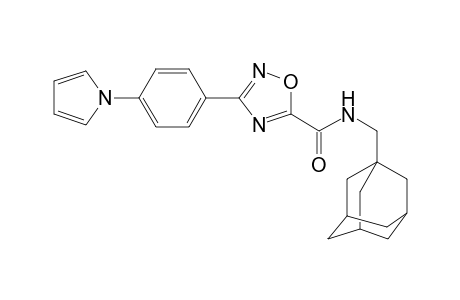 N-(1-adamantylmethyl)-3-(4-pyrrol-1-ylphenyl)-1,2,4-oxadiazole-5-carboxamide