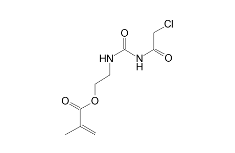 2-Propenoic acid, 2-methyl-, 2-[[[(2-chloroacetyl)amino]carbonyl]amino]ethyl ester