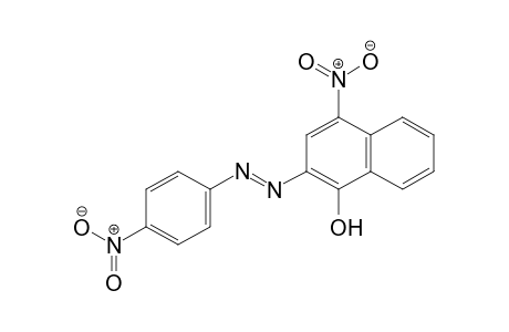 1-Naphthalenol, 4-nitro-2-[2-(4-nitrophenyl)diazenyl]-