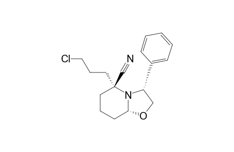 2H-Hexahydro-2-(3-chloropropyl)-2-cyano-6-phenyloxazolo[3,2-a]pyridine