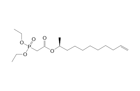 (+)-(S)-10-(DIETHYLPHOSPHONOACETOXY)-UNDEC-1-ENE