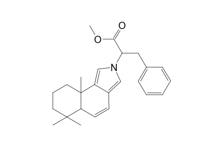 5,5,8a-trimethyl-N-(1'-methoxycarbonyl-3'-phenylprop-2-yl')pyrrolo[3,4-a](4a,5,6,7,8,8a-hexahydro)naphtalene