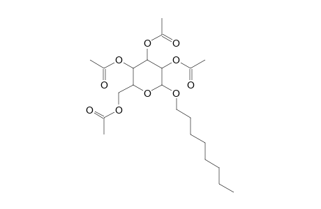 d-Galactopyranoside, 2,3,4,6-tetra-O-acetyl-1-O-octyl-