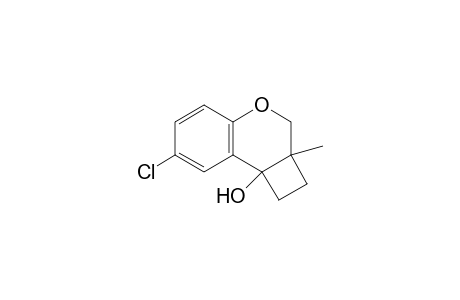 7-Chloranyl-2a-methyl-2,3-dihydro-1H-cyclobuta[c]chromen-8b-ol