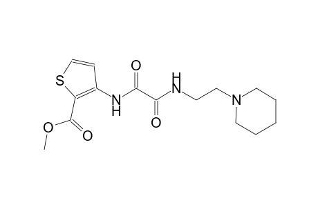 2-thiophenecarboxylic acid, 3-[[1,2-dioxo-2-[[2-(1-piperidinyl)ethyl]amino]ethyl]amino]-, methyl ester