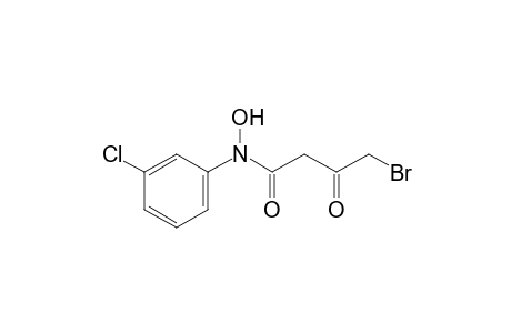 4-bromo-N-(m-chlorophenyl)acetoacetohydroxamic acid