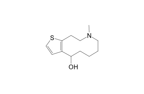 9-Methyl-4,5,6,7,8,9,10,11-octahydrothieno[2,3-D]azecin-4-ol