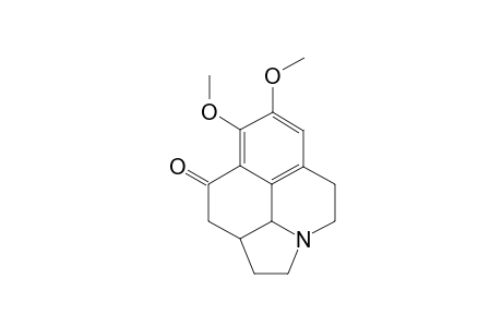 7,8-Dimethoxy-1,2,5,10,10a,10b-hexahydrobenzo(de)-pyrrolo(3,2,1-ij)quinoline-9-(4H)one