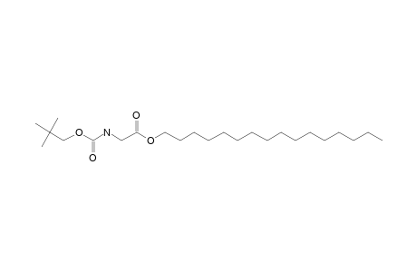 Glycine, N-neopentyloxycarbonyl-, hexadecyl ester