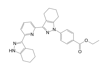 4-[3-[6-(4,5,6,7-tetrahydro-1H-indazol-3-yl)-2-pyridinyl]-4,5,6,7-tetrahydroindazol-1-yl]benzoic acid ethyl ester
