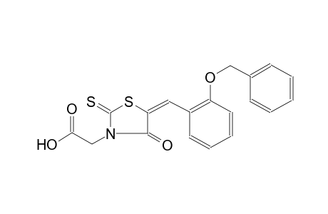 {(5E)-5-[2-(benzyloxy)benzylidene]-4-oxo-2-thioxo-1,3-thiazolidin-3-yl}acetic acid