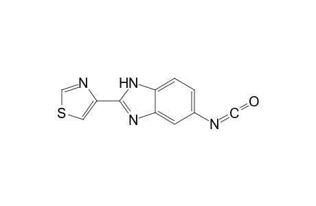1H-Benzimidazole, 5-isocyanato-2-(4-thiazolyl)-