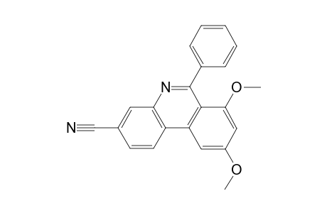 7,9-Dimethoxy-6-phenylphenanthridine-3-carbonitrile