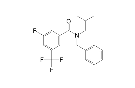 Benzamide, 3-fluoro-5-trifluoromethyl-N-benzyl-N-isobutyl-