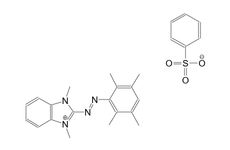 1,3-dimethyl-2-[(E)-(2,3,5,6-tetramethylphenyl)diazenyl]-3H-benzimidazol-1-ium benzenesulfonate