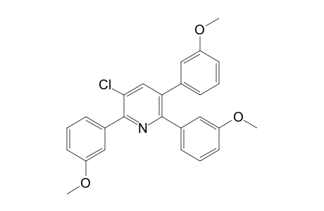 3-Chloro-2,5,6-tris(3-methoxyphenyl)pyridine