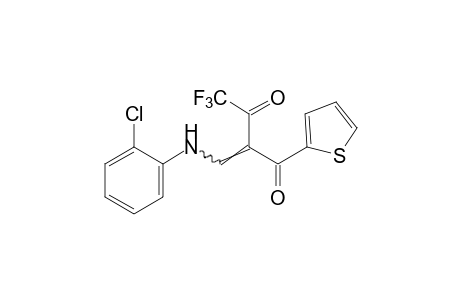 2-[(o-chloroanilino)methylene]-1-(2-thienyl)-4,4,4-trifluoro-1,3-butanedione