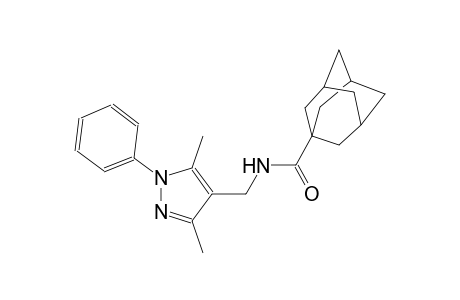 N-[(3,5-dimethyl-1-phenyl-1H-pyrazol-4-yl)methyl]-1-adamantanecarboxamide