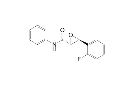 trans-3-(2-Fluorophenyl)-N-phenyloxirane-2-carboxamide