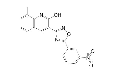 8-methyl-3-[5-(3-nitrophenyl)-1,2,4-oxadiazol-3-yl]-2-quinolinol