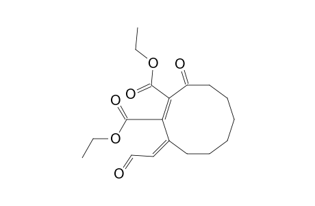 1-Cyclodecene-1,2-dicarboxylic acid, 3-oxo-10-(oxoethylidene)-, diethyl ester, (Z,Z)-