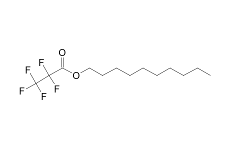 Pentafluoropropionic acid, decyl ester