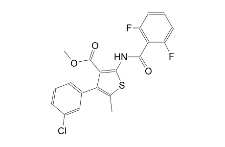 methyl 4-(3-chlorophenyl)-2-[(2,6-difluorobenzoyl)amino]-5-methyl-3-thiophenecarboxylate