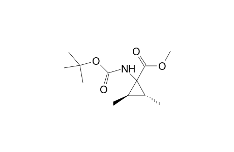 N-(tert-Butyloxycarbonyl)-1-amino-trans-2,3-dimethylcyclopropanecarboxylic Acid Methyl Ester