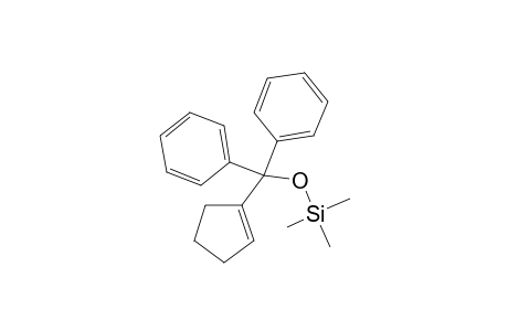 (cyclopent-1-en-1-yldiphenylmethoxy)trimethylsilane