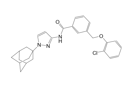N-[1-(1-adamantyl)-1H-pyrazol-3-yl]-3-[(2-chlorophenoxy)methyl]benzamide