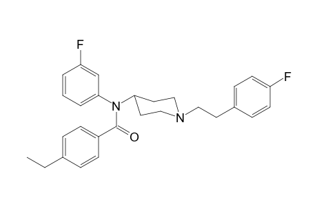 4-Ethyl-N-(3-fluorophenyl)-N-(1-[2-(4-fluorophenyl)ethyl]piperidin-4-yl)benzamide
